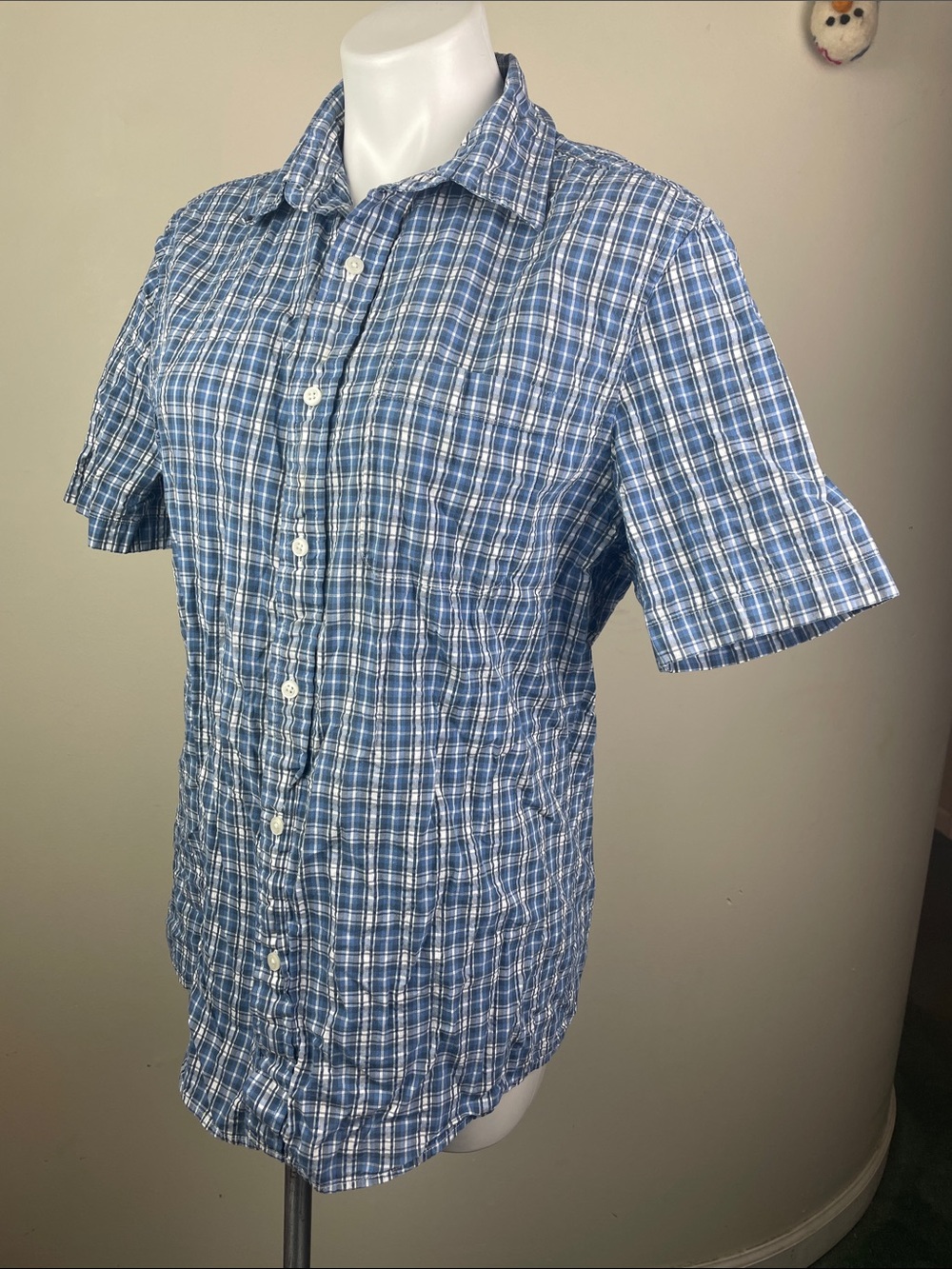 L.L. Bean Slightly Fitted Button Up Short Sleeve